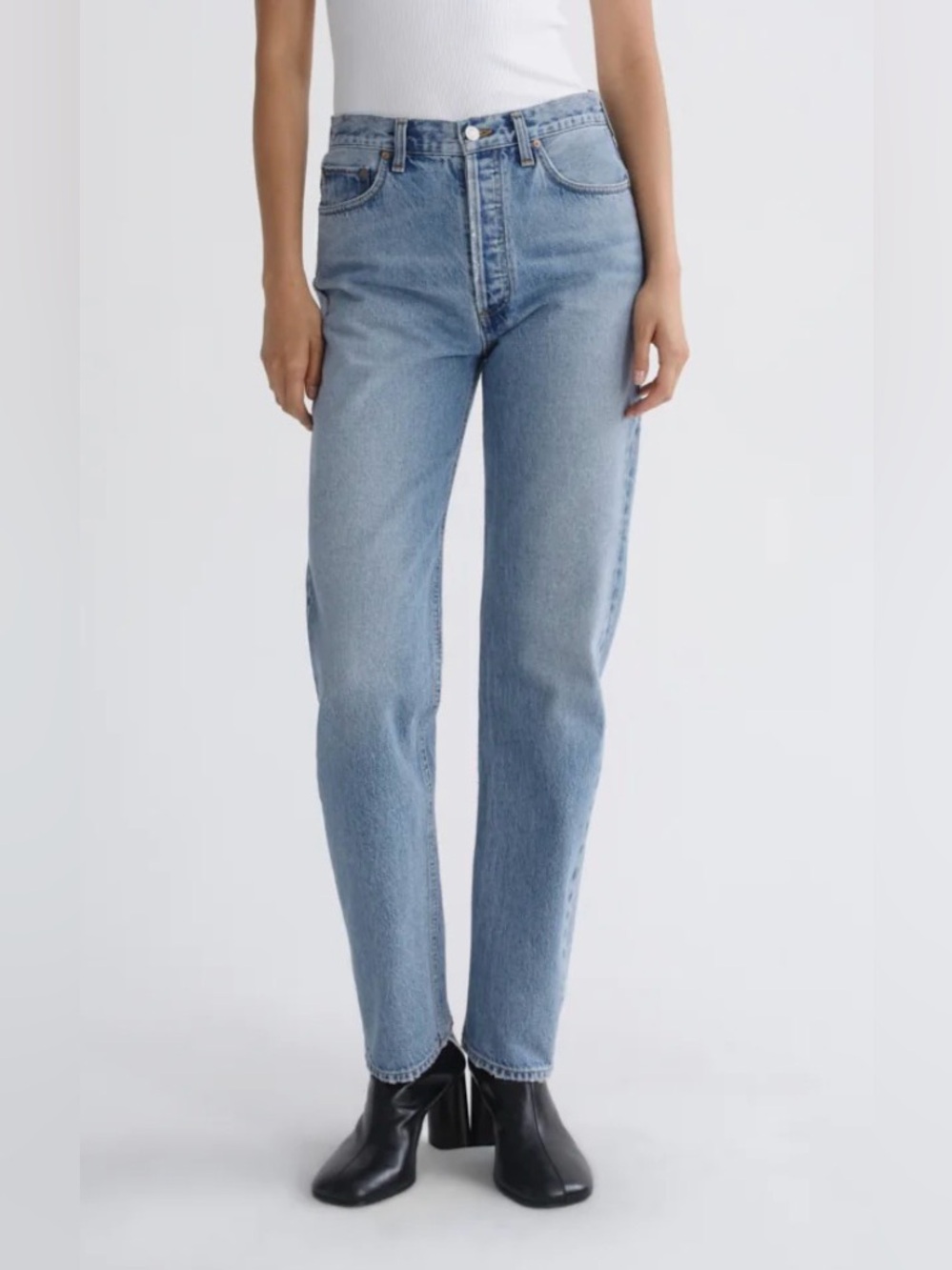 Agolde 90s High Rise Pinch Waist Jeans - Size 25